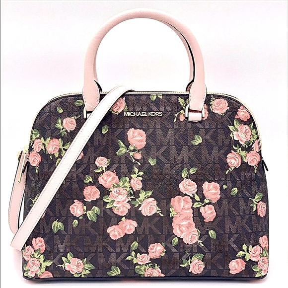 Michael Kors Handbags - NWT Michael Kors Cindy Large Dome Satchel